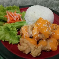 Karage Cheese Sauce   Rice