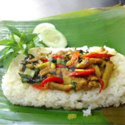 Nasi Bakar Usus Ayam Kemangi