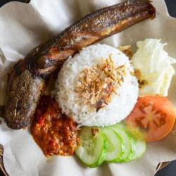 Nasi   Lele   Sambel Geprek