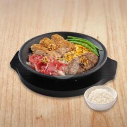 Meat Trio Deluxe (termasuk Nasi)