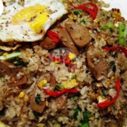 Nasi Goreng Kornet Sosis Sapi