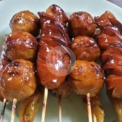 Sosis Campur Baso Bakar