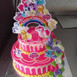 Coklat Cake Kuda Pony