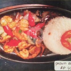 Udang Lada Hitam  Nasi