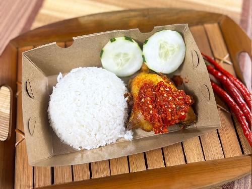 Rice Bowl, Mie Pedas, Rice Box Ayam Grande Resto, Harlin