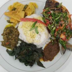 Nasi Bawal Bakar Rica