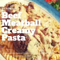 Creamy Pasta With Meatballs