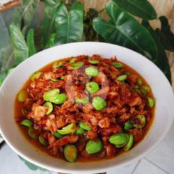 Sambal Cumi Asin Pete