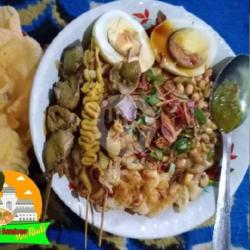 Bubur Ayam Paket Sate   Telor Utuh