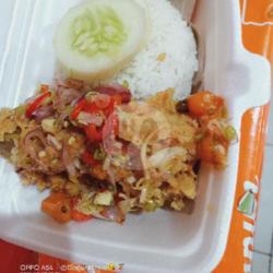 Ayam Geprek  Sambel Mata Nasi  Es