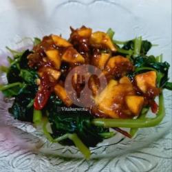Rujak Kangkung Sambel Mangga