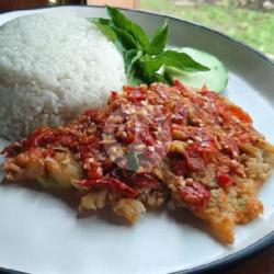 Paket 4 (nasi   Telur Geprek  Tahu/tempe)