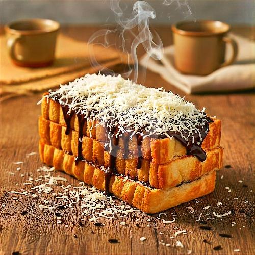 Roti Bakar Keju Coklat