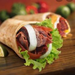 Tortilla Kebab Besar Keju Slize