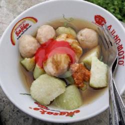 Bakso Halus Campur Lontong