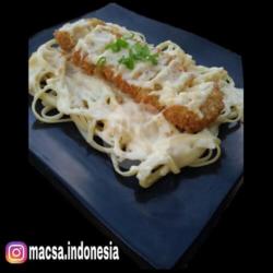 Fettucine Katsu Carbonara