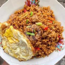 0017. Nasi Goreng   Sotong Kering / Tempe / Jengkol Dan Telor.