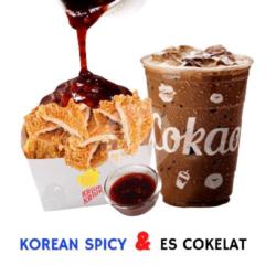 Ayam Kriuk Spicy Korea   Cokelat Cokao