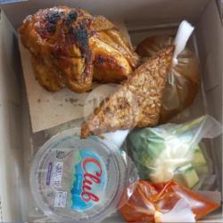 (p. Komplit) Nasi Ayam Goreng Dada