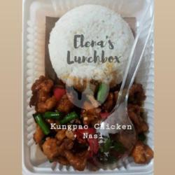 Kungpao Chicken   Nasi