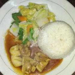 Nasi   Cumi Mentega