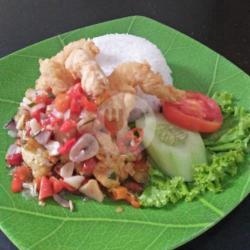 Nasi Udang Crispy Sambal Matah