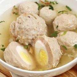Bakso Telur Jumbo Komplit(ayam)