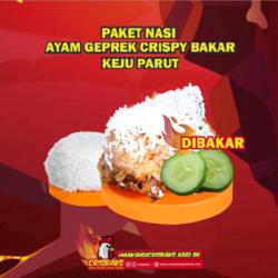 Paket Nasi Crispy Bakar Keju