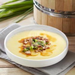 Steamed Egg With Minced Meat