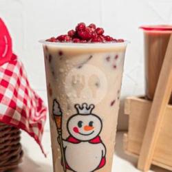 Red Bean Milk Tea (medium)