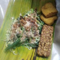 Sego Pecel(nasi Pecel  Tahu Tempe) Free Es Teh/teh Hangat Manis