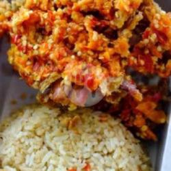 Ayam Geprek   Nasi Goreng