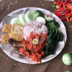 Nasi Tempong Ayam (dada)