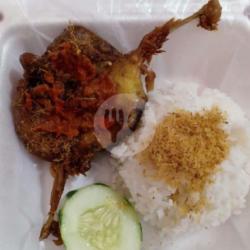 Nasi Burung Puyuh Penyet