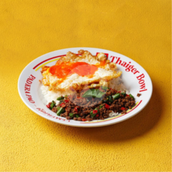 Basil Beef Double Egg