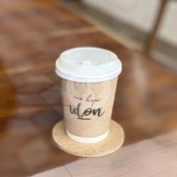 Hot - Kopi Teman Van ( Kopi Susu Sirup Vanilla )