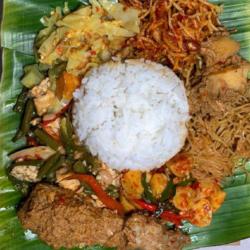 Nasi Sayur   Ayam Rendang