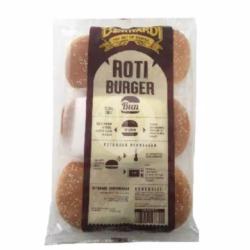 Roti Burger Wijen Isi 6 Jumbo