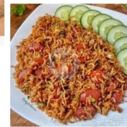 Nasi Goreng Mawut Teri Medan Spesial