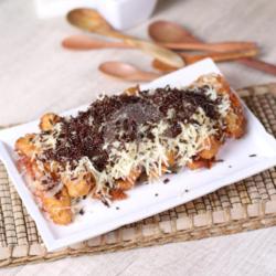 Pisang Krispy Keju Coklat