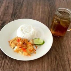 Nasi Geprek Tahu