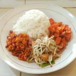 Nasi Teri Medan Kentang Sambel Balado Tauge