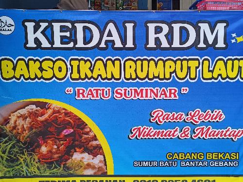 Bakso ikan rumput laut ratu suminar cabang Bekasi, Bantar gebang
