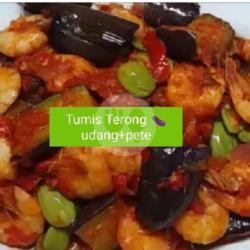 Tumis Terong Udang,pete Tanpa Nasi