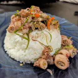 Paket Couple Nasi   Asin Cumi Matah