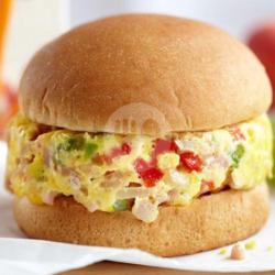 Burger   Telur Dadar