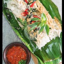 Nasi Bakar Ayam Suir Kemangi   Sayur Asam