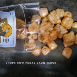 Krupuk Kulit Rasa Pedes Daun Jeruk