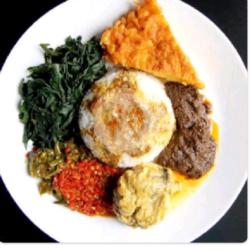 Nasi Padang Telor Dadar