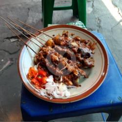 Sate Telor Daging 5 Tusuk   Lontong